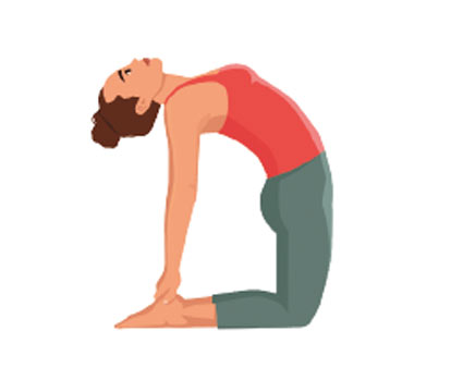 Yoga-Übungen Brust