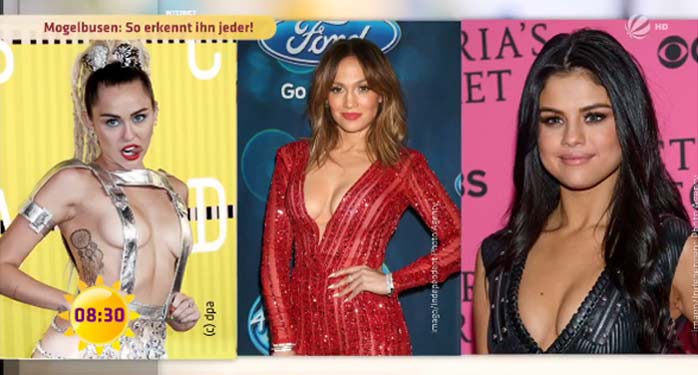 Jennifer Lopez, Selena Gomez, Miley Cyrus: Wessen Busen ist echt?